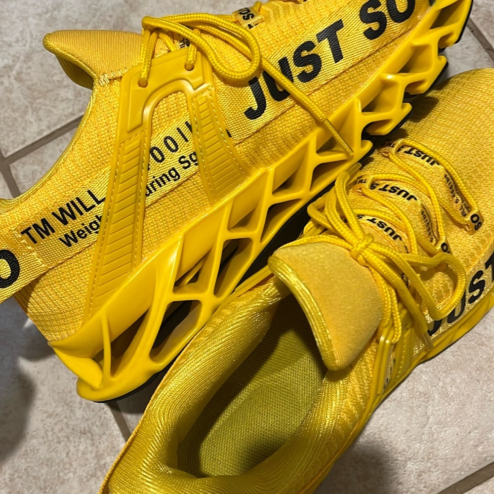 Running shoes. Walked in once